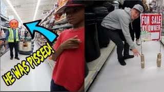 TRYING TO GET KICKED OUT OF WALMART I PUT WALMART FOR SALE [upl. by Kenlay]