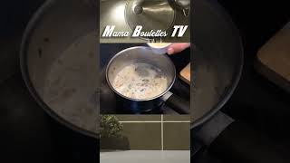 Sauce aux Champignons shortscooking recettefacile recette champignons food mamaboulettes [upl. by Nitsirhc762]