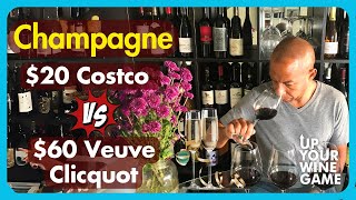 Champagne 20 Costco Kirkland Versus 60 Veuve Clicquot [upl. by Krik706]