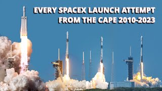 Every SpaceX Launch Attempt From Cape Canaveral 20102023 [upl. by Conner789]