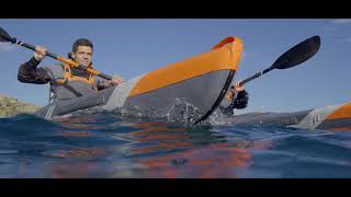 KAYAK GONFLABLE RANDONNÉE STRENFIT X500 ITIWIT  TOURING INFLATABLE KAYAK [upl. by Brownson183]