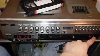 JVC HR3330TR Vintage VCR 1979 [upl. by Fuhrman]