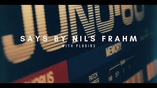 Nils Frahm  Says with plugins [upl. by Bolt147]