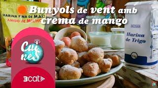 Bunyols de vent amb crema de mango  Cuines [upl. by Jolie]