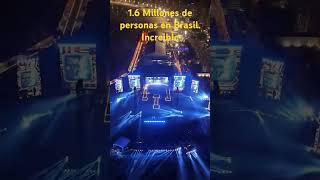 Madona reune 16 millones de personas en concierto en Brasil increible Te gustaria ir al proximo [upl. by Anileba95]