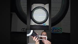 Powerful 30X amp 40X Magnifying Glass with LED Lights for Better Reading productreview [upl. by Einttirb]