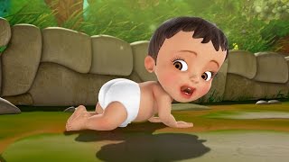 சின்னப் பாப்பா வீதியில்  Tamil rhymes for Children  Infobells [upl. by Anahsirk126]