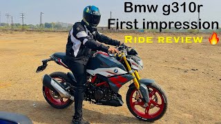 2024 Bmw G310r First Impression  and Ride Review🔥🔥 bmw [upl. by Adiam]