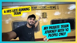 My Own Private Train Coach  Mumbai To Rewa  Special Train No 02188 [upl. by Ahsyat]