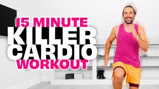 15 Minute NO EQUIPMENT Fat Burning Workout  Joe Wicks Workouts [upl. by Reizarf]