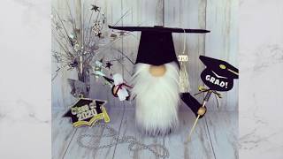 SUPER CUTE AND EASY DIY GRADUATION GNOME [upl. by Ivz305]