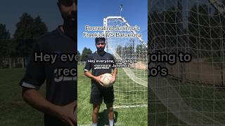 Recreating Juninho’s Freekick VS Barcelona football freekick soccer [upl. by Anirtek]