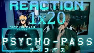 Psycho Pass Season 1  Episode 20 REACTION quotPURSUINGquot [upl. by Silloc]