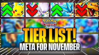 Pokemon TCG Pocket Tier List November Edition【Pokemon TCG Pocket】 [upl. by Retsel]