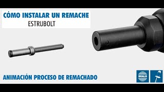 COMO INSTALAR UN REMACHE ESTRUBOLT [upl. by Onaicnop]