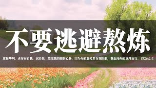 【睡前祷告】不要逃避熬炼20241004  主啊，让我们在试炼中怀着信心和盼望，依靠你的真理得胜。天父，让我们经过熬炼以后，能够生出基督的品格，断掉追求私欲的执着，成为你所喜悦的儿女。 [upl. by Abott]