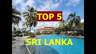 TOP 5 BEST FIVE STAR HOTELS SRI LANKA [upl. by Marilee5]