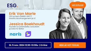 NARIS Webinar ESG – Prioriteren op basis van risicomanagement [upl. by Jovita]