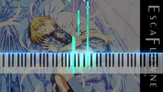 Escaflowne  Sora Synthesia Midi Piano Tutorial amp Download [upl. by Anisah]