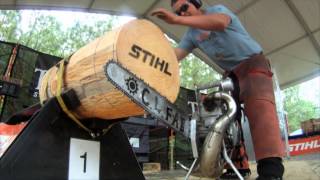 STIHL TIMBERSPORTS® MidAtlantic Pro Qualifier 2012  Hot Saw [upl. by Schilit]