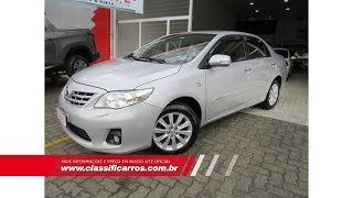 Toyota Corolla Altis 20 Flex Automático 2013 [upl. by Nosremaj]