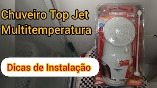 Como Instalar Chuveiro Top Jet Multitemperatura Lorenzetti passo a passo [upl. by Malek509]