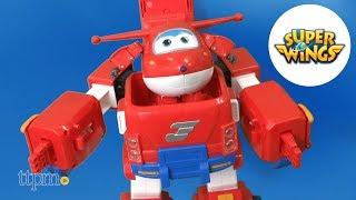 Super Wings Jetts Super Robot Suit from Auldey Toys [upl. by Harol]