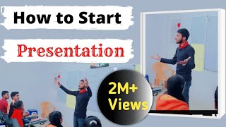 How to start presentations Presentation Skills Five Tips For Presentation by Jaswant Sir [upl. by Siednarb481]