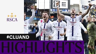 HIGHLIGHTS Club Brugge  RSC Anderlecht  20232024 [upl. by Aynuat537]