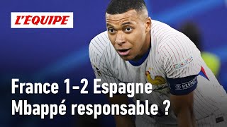 France 12 Espagne  Kylian Mbappé atil raté son Euro [upl. by Tilla]