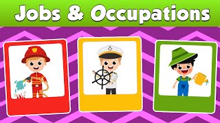 Jobs and Occupations  Vocabulary for Kids  Educational Video For Kids [upl. by Dang]