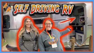 Full Self Driving Self Parking RV Airstream ESTREAM Tour and Demo [upl. by Azilanna617]