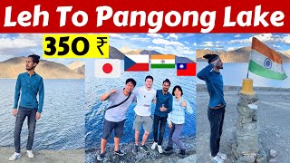 3 idiots Pangong Lake Shooting  Leh To Pangong Lake By Bus 🚌  Homestay 🏡 [upl. by Ermanno]