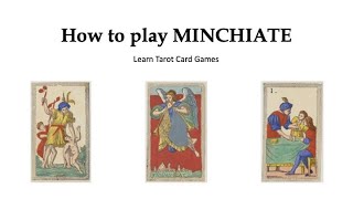 How to play Minchiate aka Germini or Gallerini for Beginners [upl. by Ahsatam]