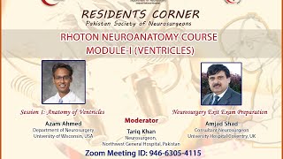 Residents Corner Rhoton Neuroanatomy Course Module I Session I [upl. by Ellemac764]