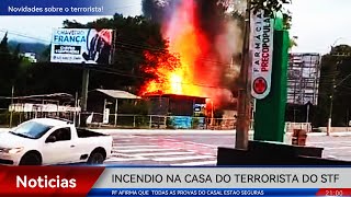 TERRORISTA DO STF  INCENDIO HORRIVEL NA SUA CASA [upl. by Tris]