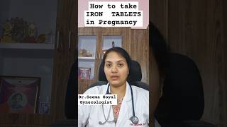 How to take IRON TABLETS in pregnancy [upl. by Nocam335]