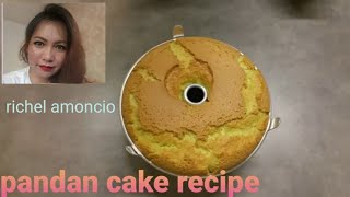 easy pandan cake recipe [upl. by Catto]