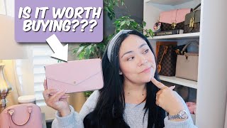 LOUIS VUITTON FELICIE POCHETTE REVIEW [upl. by Lianna]