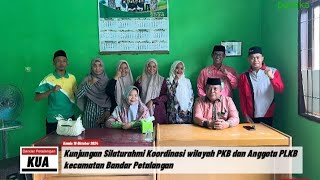 Kunjungan Silaturahmi Koordinasi wilayah PKB dan anggota PLKB kecamatan Bandar Petalangan [upl. by Mcgrody925]