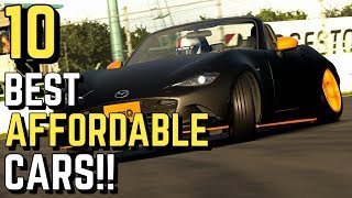 TOP 10 best AFFORDABLE cars in GT SPORT [upl. by Tiphane]