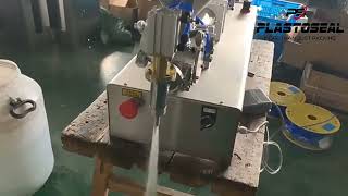 Pneumatic paste filling machine [upl. by Elleiand231]