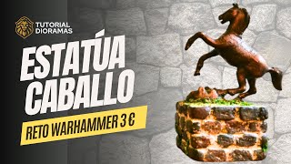 Miniatura ESTATÚA CABALLO para Warhammer [upl. by Margetts]