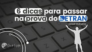 6 dicas para PASSAR NA PROVA do Detran [upl. by Aneeg]