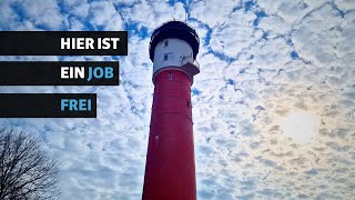 Dieser Job ist echt aussichtsreich Wangerooge sucht einen Leuchtturmwärter  Mehr als 1000 Bewerber [upl. by Jessi334]