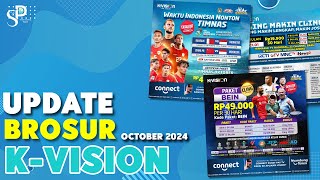 Hak Siar Kualifikasi Piala Dunia 2026 amp Olahraga Di Beinsport  Update Brosur KVision October 2024 [upl. by Moselle]