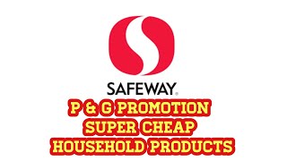 NEW PampG PROMOTION SUPER CHEAP HOUSEHOLD PRODUCTS at SAFEWAYACME EASY DIGITAL DEALS [upl. by Morna]