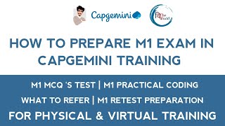 How to prepare M1 exam in Capgemini Training  M1 Module in Capgemini training  very helpful video [upl. by Kal]