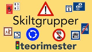 Komplett guide til alle skiltgruppene i Norge  Bestå Teoriprøven for Klasse B [upl. by Marika286]