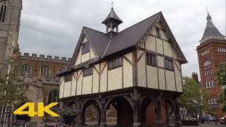 Market Harborough Walk Town Centre【4K】 [upl. by Calida]